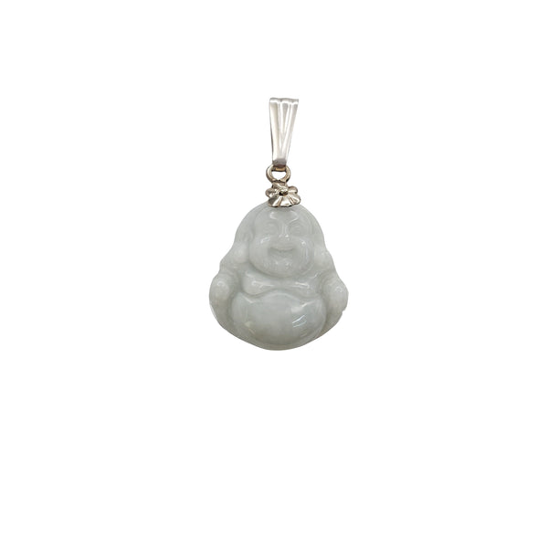 Jade Buddha Pendant (14K)