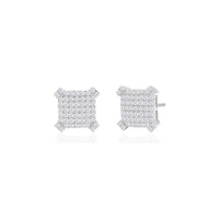 Concave Diamond Earrings (14K)