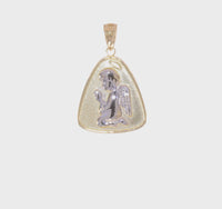 Praying Angel Soft Triangle Pendant (14K) 360 - Popular Jewelry - New York