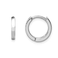 Plain Huggie Earrings (Silver)