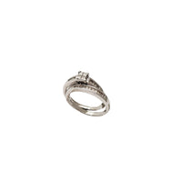 Diamond Two-Piece Set Princess-Cut Engagement Ring (14K)