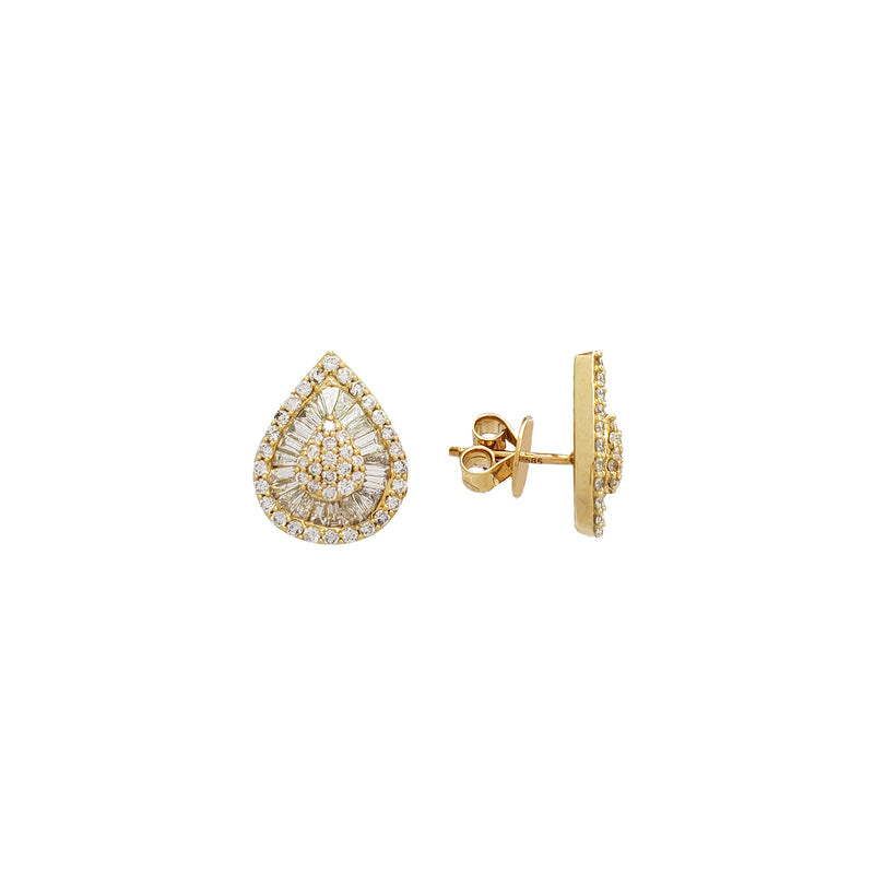 Diamond Teardrop Earring(14K)