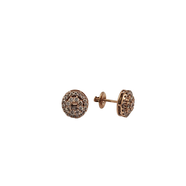 Diamond Cluster Earring (14K)