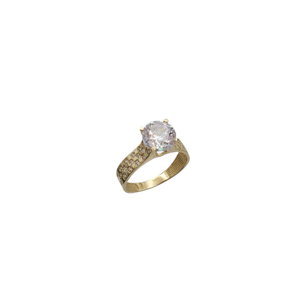 Zirconia Engagement Ring (14K)