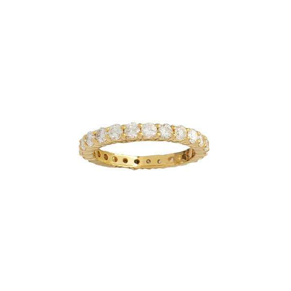 Diamond All Around Lady Band Ring (14K)