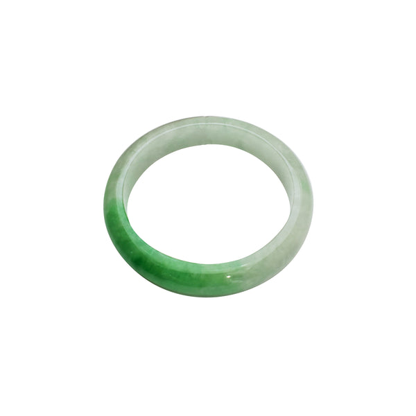 Light and Dark Green Jade Bangle