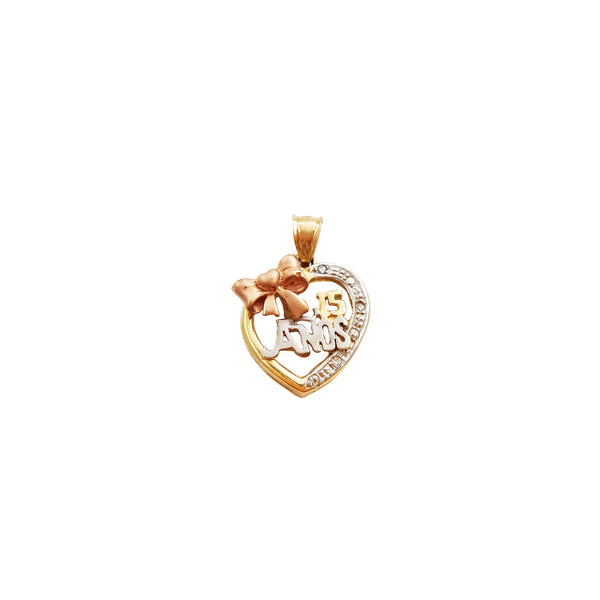 15 Años Heart Pendant (14K)