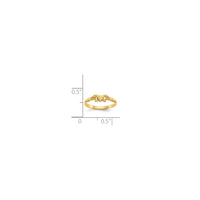 Baby-Sized Heart Signet Ring (14K)