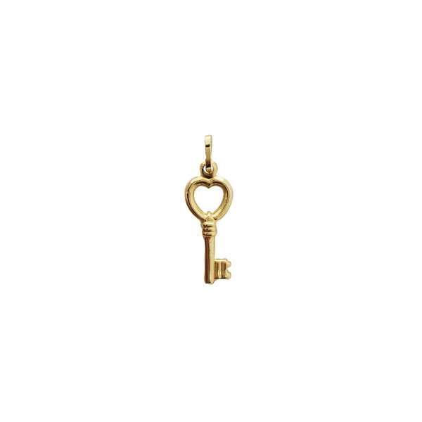 Heart Key Pendant (14K)