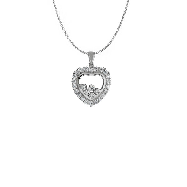 Heart Necklace (Silver)