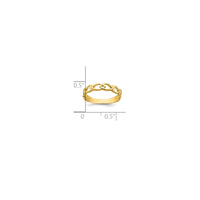 Baby-Sized Hearts Ring (14K)