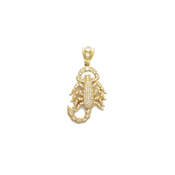 Iced-Out Scorpion Pendant (14K)