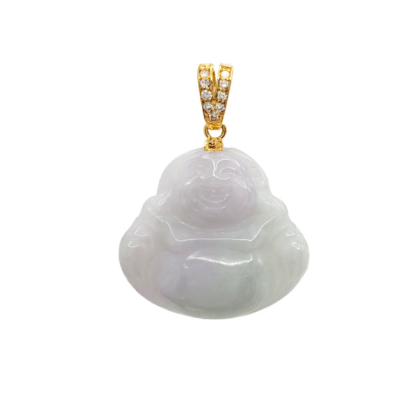 Diamond Jade Pendant (14K)