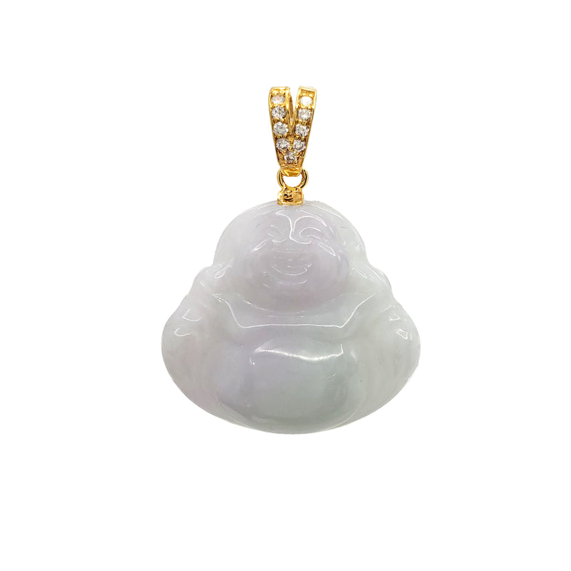 Diamond Jade Pendant (14K)