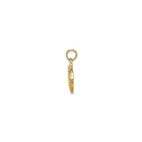 Jockey on Jumping Horse Pendant (14K)