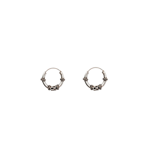 Small Hoop Earrings (Silver)