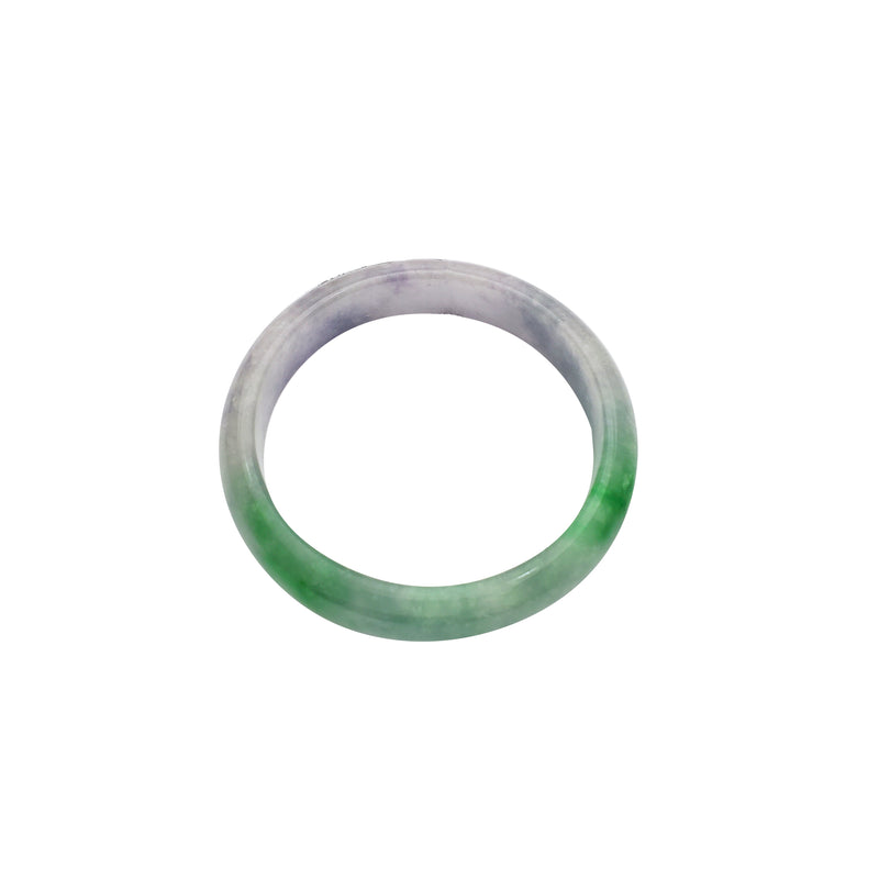 Light Purple & Green Jade Bangle