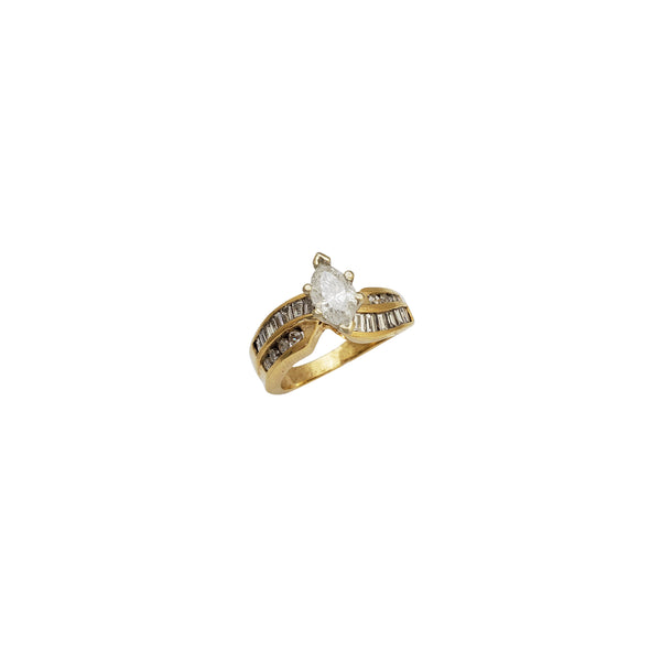 Diamond Switch Engagement Ring (14K)