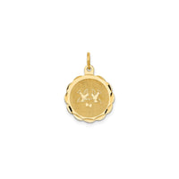 "Love Bird" Disc Pendant (14K)