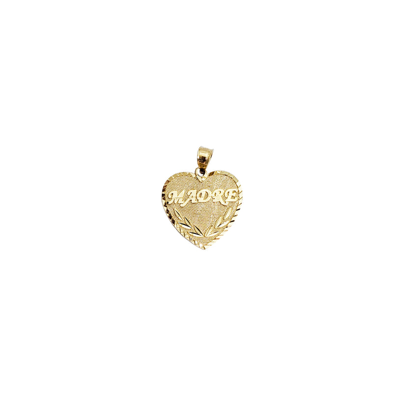 "Madre" Heart Pendant (14K)