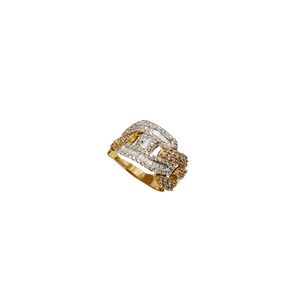 Mariner Link Style Diamond Ring (14K)