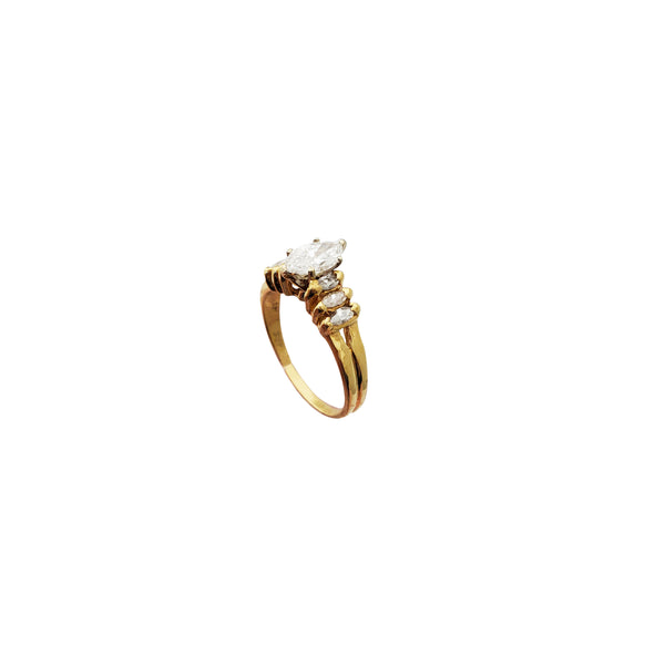 Marquise Diamond Ring (14K)