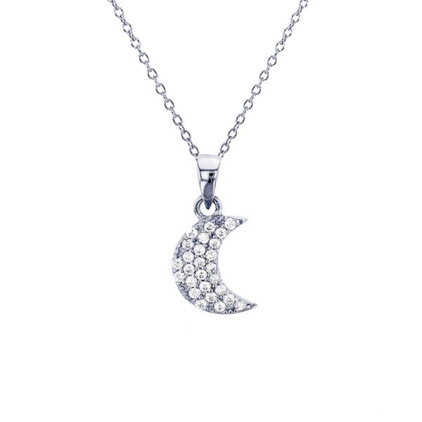 Moon Necklace (Silver)