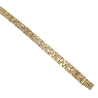 8 mm Square Nugget Bracelet (14K)