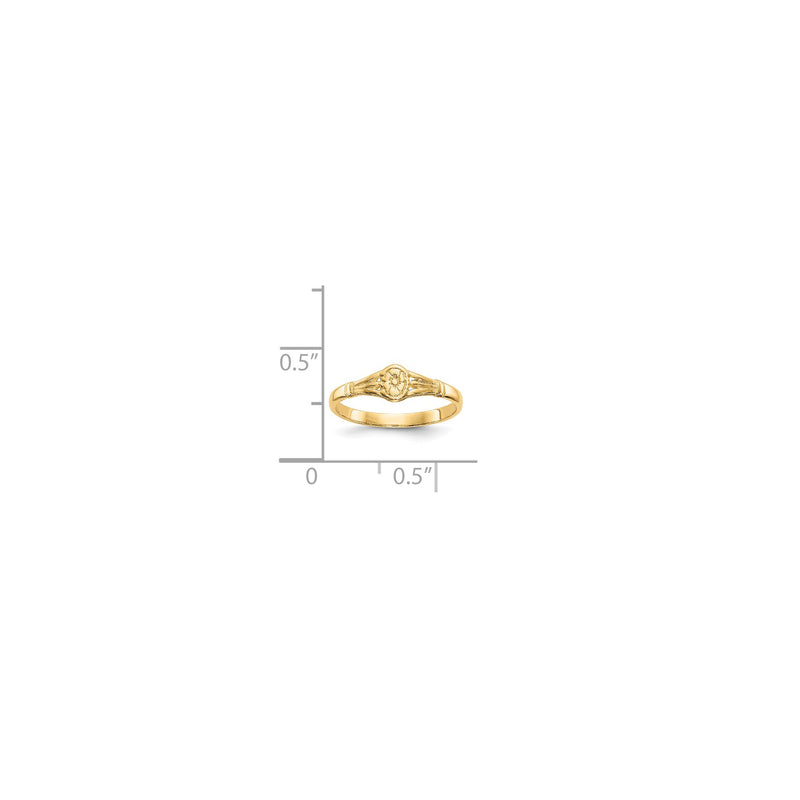 Baby-Sized Oval Ring (14K)