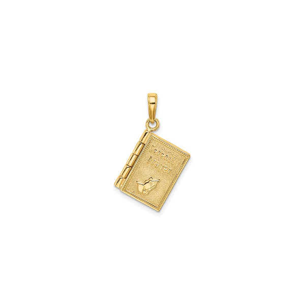 3-D Serenity Prayer Book Pendant (14K)