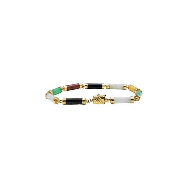 Multicolor Jade Bracelet