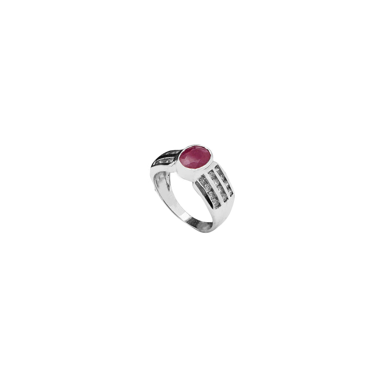 Ruby Diamond Ring (14K)