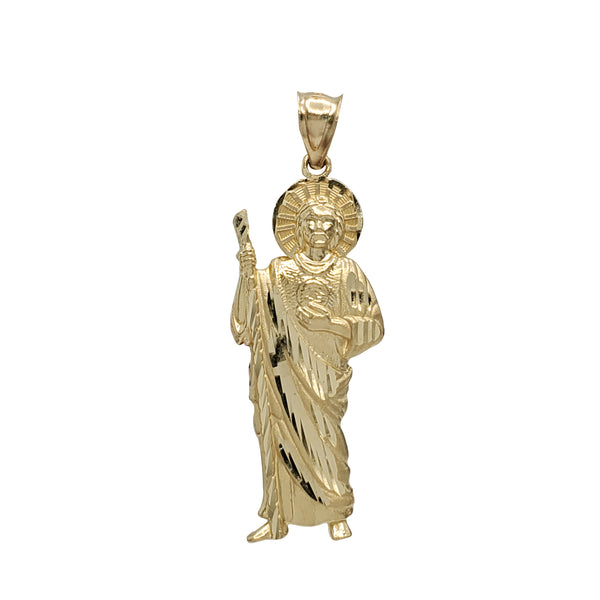 Diamond-Cuts Saint Jude Pendant (14K)