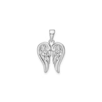 Angel Wings Pendant (Silver) front - Popular Jewelry - New York