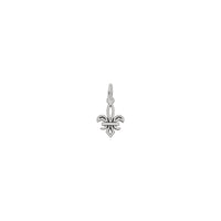 Fleur de Lis Outline Pendant (Silver) Popular Jewelry - New York