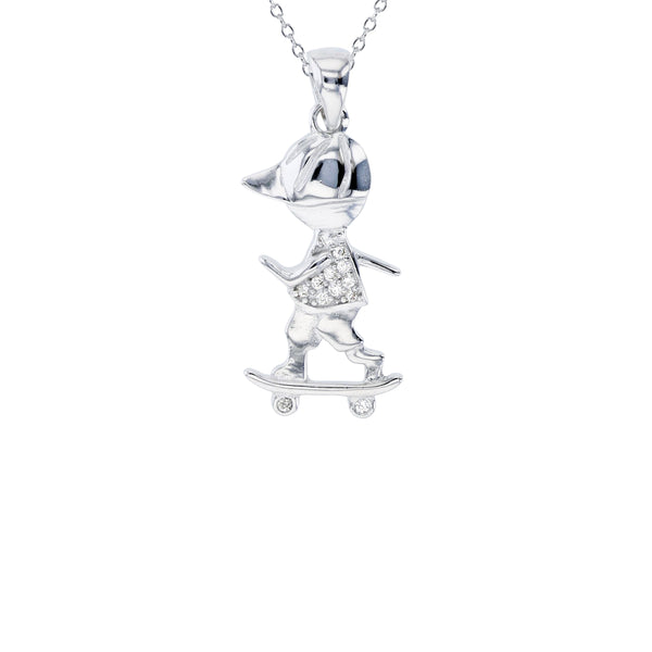 Skating Necklace (Silver)