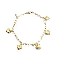 Heart Anklet Bracelet (14K)