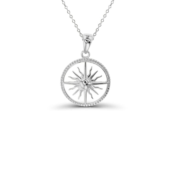 Sunburst Necklace (Silver)