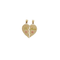 "Te Amo" Partable Heart Pendant (14K)