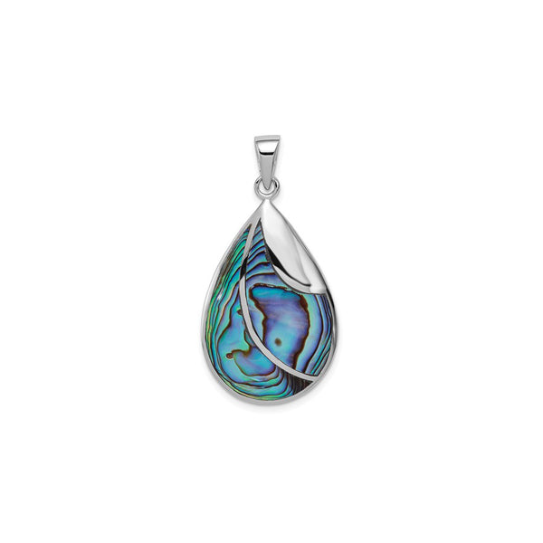 Abalone Teardrop Pendant (Silver)