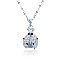 Lady Bug Necklace (Silver)