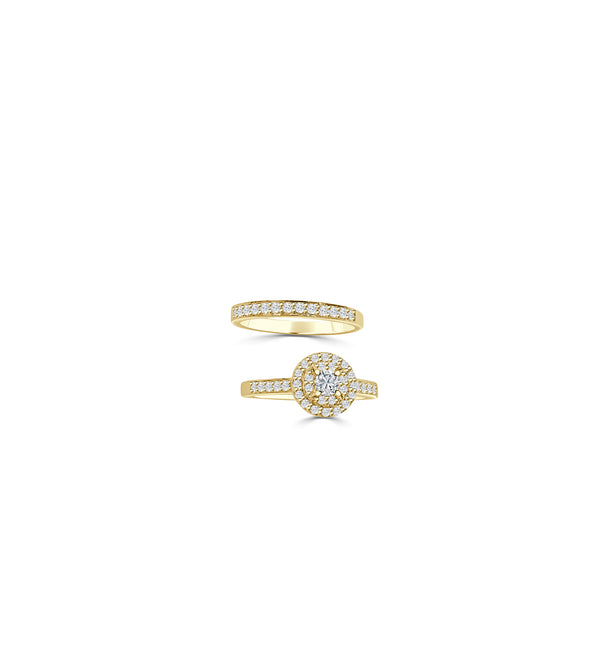 Diamond Two-Piece-Set Engagement Ring (14K)