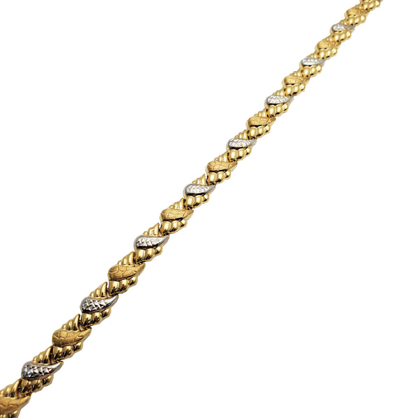 Two-Tone Fancy Necklace (14K)