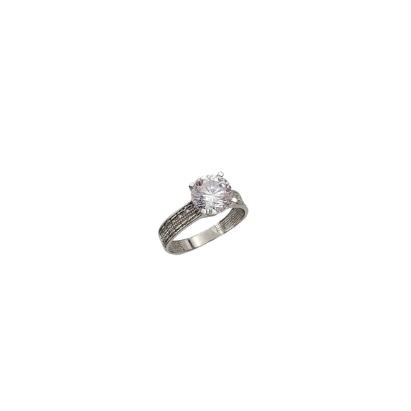 Zirconia Engagement Ring (14K)